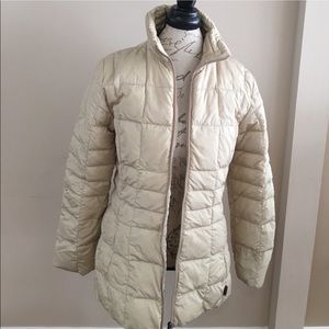 Authentic cream color moncler coat